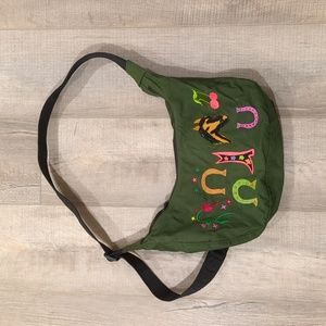 Baggu Medium Nylon Crescent Bag Jessica Williams Horse Print